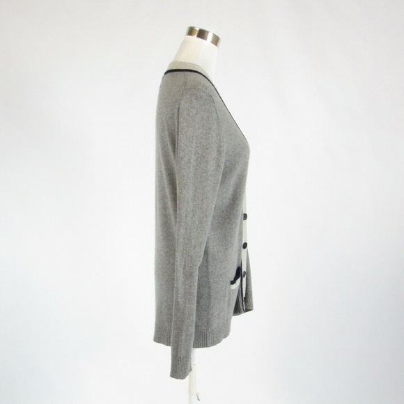 J. Crew gray cardigan sweater XL - Picture 5 of 8